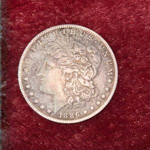 1886 Silver Dollar Coin